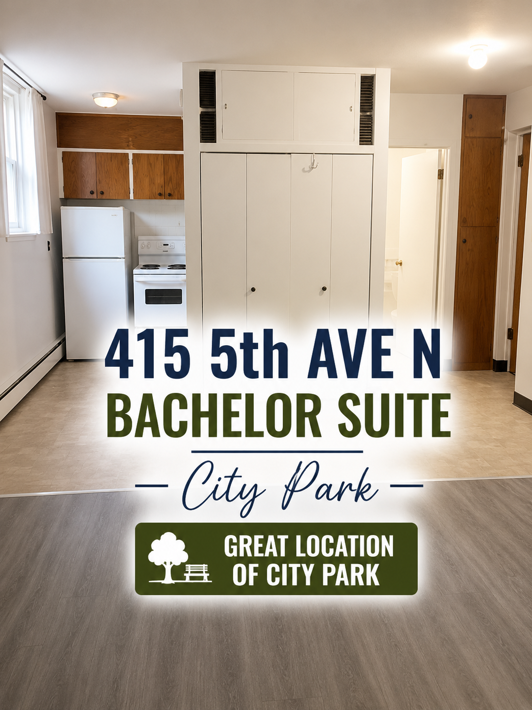 Bachelor Suite with Free Laundry in the Perfect Location